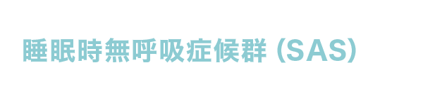睡眠時無呼吸症候群（SAS）